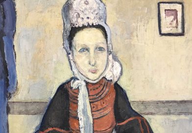 Emile Bressler – Portrait of a Girl in Pont-l’Abbé, Brittany (Sold)