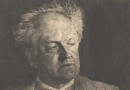 Portrait of the Famous German Writer Gerhard Hauptmann