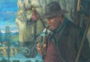 Robert Fuchs – Original Oil – Farmer and His Draft Horse