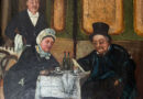 Naive Painting – Restaurant Scene – The Bill Arrives!