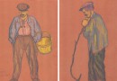 Deux Paysans du Valais – Drawings Signed Duvaud