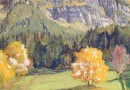 Paul Eichenberger – Autumn Landscape in the Mountains (Sold)