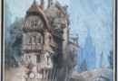 Jean Louis Marne: A Village in Brittany, Original Watercolor