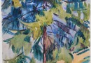 Emil Prochazka – Tree on a Sunny Hillside – Original Watercolor
