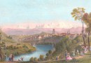 Antique Print – View of Bern by William Henry Bartlett