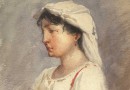 19th Century Portrait of a Gypsy Girl