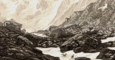 Mount Moro Alpine Landscape Valais, Switzerland by Jakob Lorenz Rüdisühli