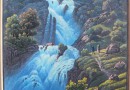 The Reichenbach Waterfall – Original Aquatint by Weber circa 1840
