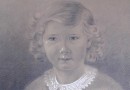 Portrait of a Young Girl – Pencil and Chalk Drawing