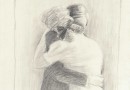 Alexander Müllegg – Bernese Artist – Drawing of a Couple Embracing
