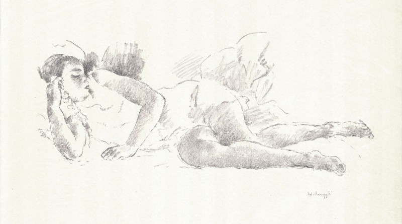 Hans Renggli - Nude - Original Lithograph