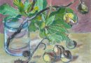 Karl Madritsch – Chestnut Branch in a Glass Jar – Still Life