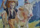 Up to the Alps – Oil on Canvas by Hans Widmer (Sold)