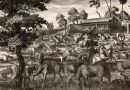 The Foals – William Cavendish Duke of Newcastle Antique Print