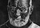Richard Flockenhaus – Striking Woodblock Portrait