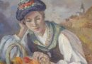 Hans Vautier – Valaisanne – Portrait of a Girl with Apples (SOLD)