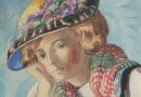 Jean Vautier – Portrait of a Girl from the Valais in Traditional Costume (Sold)