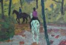 Leo Deck – Horseback Riders on Forest Trail