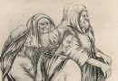 Peasant Women Gathering Apples by Pierrre Bazire