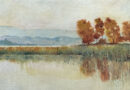 Lakeshore Landscape by Johann Robert Schuerch