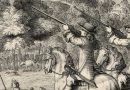 Shooting Flying – 17th Century Yorkshire Hunting Scene Engraving