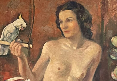 Rudolf Loew - Nude with Cockatoo