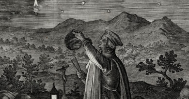 Vespucci Observing the Stars at Night – Stradanus Nova Reperta