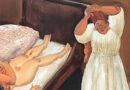 Ueli Guedel – Women in a Bedroom – Sous Verre – Hinterglassmalerei (Sold)