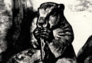 Marmots, Murmeli – 1969  Woodblock by Fritz Urban Welti