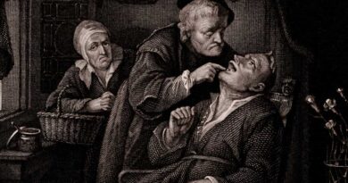 The Tooth Drawer – Antique Engraving after Gerrit Dou, 181
